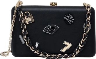 Karl Lagerfeld K/Soir&eacute;e Clutch - Dames - Clutches - Zwart - ONE Size - Leer - Tassen
