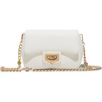 Aldo Bbellagemmx Faux Leather Crossbody Bag in Other White at Nordstrom