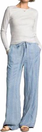 Thread & Supply Natalia Wide Fit Pants In Blue
