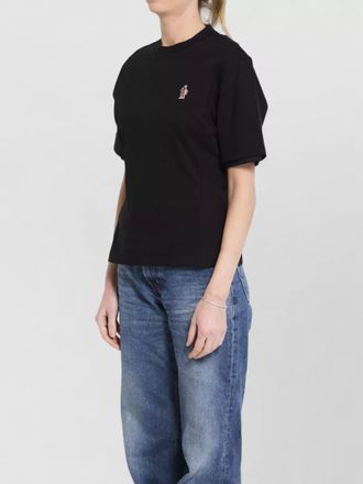 Moncler stretch cotton t shirt breathable back
