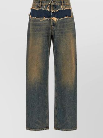Maison Margiela distressed straight-leg denim jeans