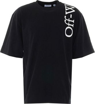 Off-white Off white black vertical booksih t-shirt