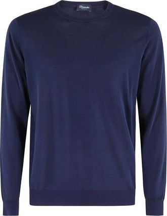 Drumohr Uomo, Maglie, Blu, M, new