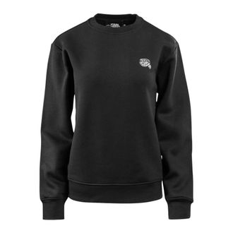 Karl Lagerfeld Ikonik 2.0 Glitter Sweatshirt - Dames - Sweatshirts - Zwart - M - Katoen - Hoodies & sweatvesten