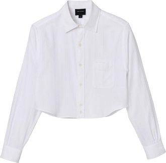 Marc Jacobs Womens The Cropped Femme Shirt