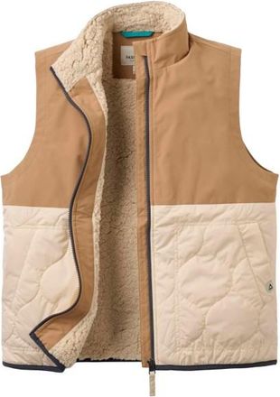 Passenger Flora Recycled Sherpa Lined Short Gilet Wintergilet f&uuml;r Damen | beige