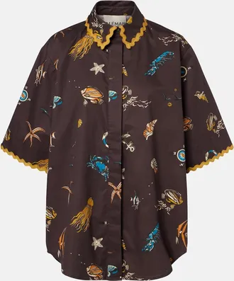 Alemais Al&eacute;mais Camicia in cotone con stampa