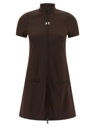 Courrèges Interlock Tracksuit Mini Dress