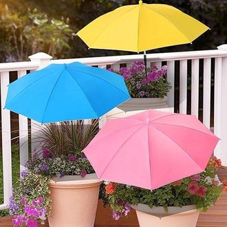 OEM 3 Sombrillas Para Plantas, Sombrillas De Jard&iacute;n De Altura Ajustable, Proporcionan Sombra, Protegen Las Plantas Del Sol Intenso