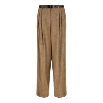 Dolce & Gabbana Mujer, Pantalones, Beige, Talla: S