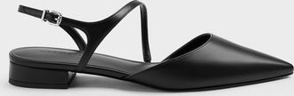 Charles & Keith Cordelia Pointed Slingback Flats