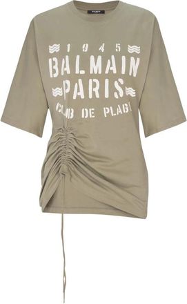 Balmain Drawstring-detail T-shirt