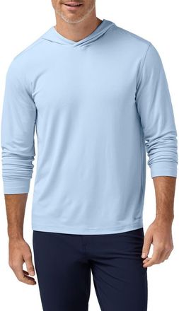 Mizzen+Main Knox Long Sleeve Hooded T-Shirt in Cloud Blue at Nordstrom, Size Xx-Large