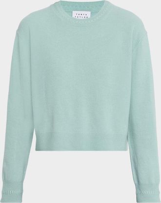 Tanya Taylor Lexia Crewneck Cashmere Sweater