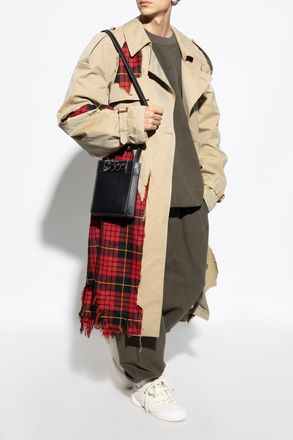 Alexander McQueen Logo Pants, Mens, Brown