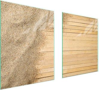 OEM Placa Protectora De Vidrio Para Estufa 85x52 Arena