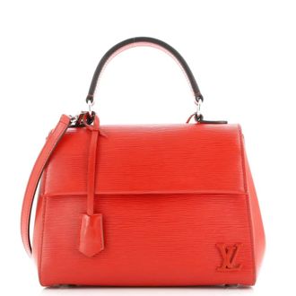 Louis Vuitton Cluny Top Handle Bag Epi Leather BB satchel - Rood