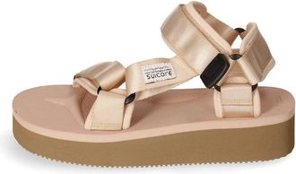 Suicoke Depa-2Po Sandalen - Dames - Sandalen - Bruin - 36 EU - Nylon - Schoenen