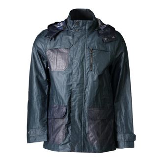 Geox Light Jackets, male, Green, Size: XL Hooded Parka