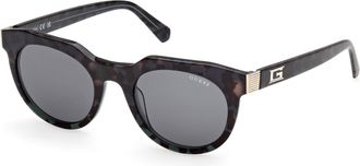 Guess Blue Oval Mens Sunglasses GU00214 98V 49
