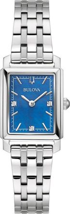 Bulova Sutton Dames Horloge Zilverkleurig 96P245
