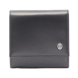 Cartier Pre-owned Wallets, female, Black, Size: ONE SIZE Pre-owned Pasha Leather Coin Case