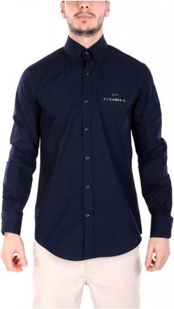 Paul & Shark Paul&Shark - Overhemden > Casual Overhemden - Heren - Casual Overhemden - Blauw - M - Overhemden