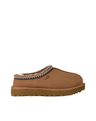 UGG Tasman II Chestnut Braided Shearling Clogs