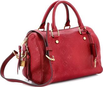 Louis Vuitton Speedy Bandouliere Bag Monogram Empreinte Leather 25 shoulder bag - Rosa