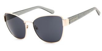 Anne Klein AK7101 710 Womens Sunglasses Gold Size 58