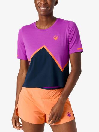 Rabbit Fastrock Short Sleeve Tee In Purple Cactus Flower