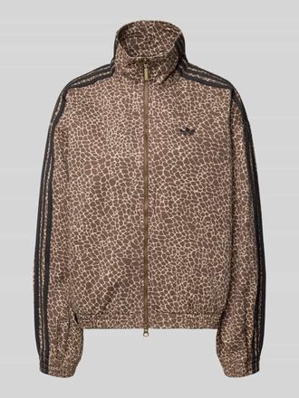 adidas Originals Regular Fit Jeansjacke aus reine Baumwolle in Mittelbraun, Gr&ouml;&szlig;e XS