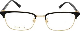 Gucci Demo Rectangular Mens Eyeglasses GG0131O 001 53