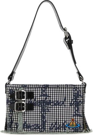 Vivienne Westwood Printed Fabric Heather Shoulder Bag