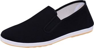 Generic Casual Shoes for Womens Mens Canvas Casual Shoes Breathable Loafers Lightweight Slip on Shoe Comfortable Flat Trainer Casual Sneakers Comfy Walking Sh