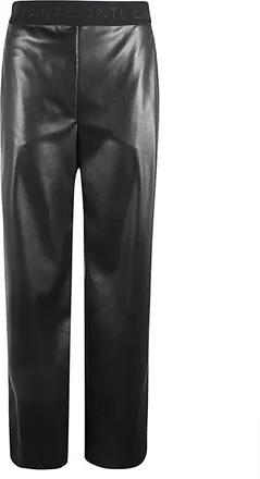 Liviana Conti Faux Leather Trousers
