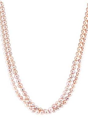 Effy Sterling Silver Freshwater Pearl Necklace in Pink at Nordstrom Rack
