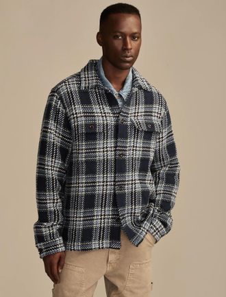 Lucky Brand Mens Twill Shirt Jacket