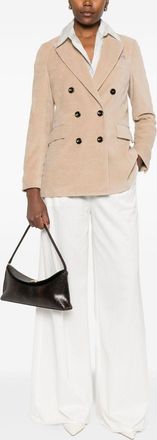 Circolo 1901 Womens Cotton Double-Breasted Jacket