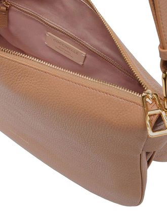 Coccinelle Womens Shoulder Bag Nude Cowhide Shoulder-bags