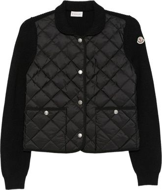 Moncler Quilted Panel-ribbed Jacket