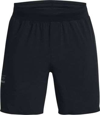 Under Armour Mens Pr Bermuda Shorts with Curved Hem in Black - Size Small