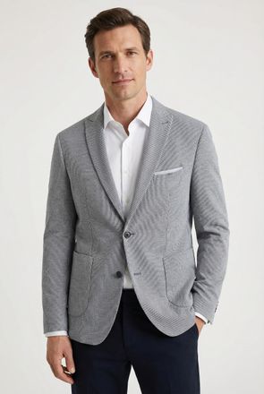 Cinque Anzugsakko CINQUE CIMICHELE, Herren, Gr. 102, hellblau, Web, Obermaterial: 66% Polyester, 20% Viskose, 8% Elasthan, 6% Polyacryl, unifarben, regular f