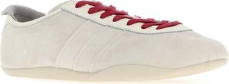 Yohji Yamamoto Unisex Chalk Suede Y3 Tokyo Sneakers Aluminaoffwhiteactivemaroon