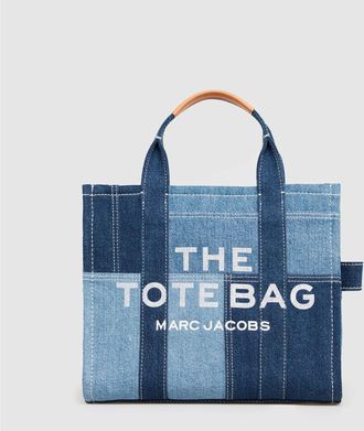 Marc Jacobs Sac The Small Tote Blue Denim