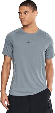 Nike Pro Training Dri-FIT Short Sleeve Top Mens Workout Smoke Grey/Black : 2XL, Polyester