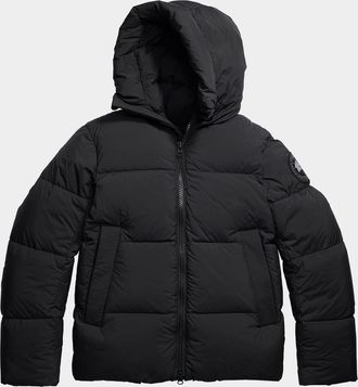 Canada Goose Mens Crofton Matte Nylon Hooded Puffer Jacket