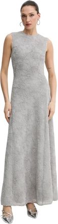 Rotate Maxi jurk met bloemenprint - Dames - Maxi kleedjes - Grijs - XS - Polyester - Kleedjes