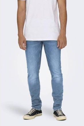 Only & Sons ONSWEFT regular fit jeans light blue denim