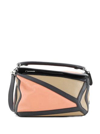 Loewe Puzzle Bag Leather Medium shoulder bag - Rosa